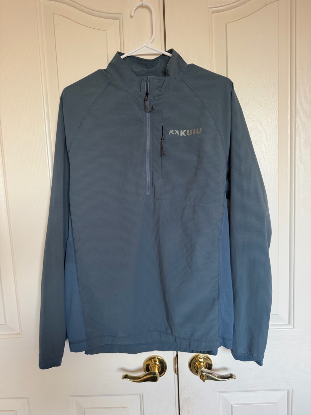 KUIU Tiburon Slate Blue Lightweight Half-Zip Pullover